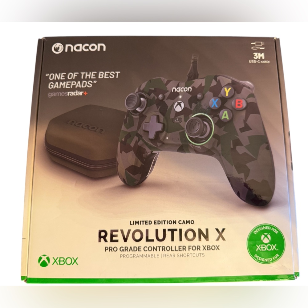 Nacon Revolution X limited edition camo pro grade controller for XBOX